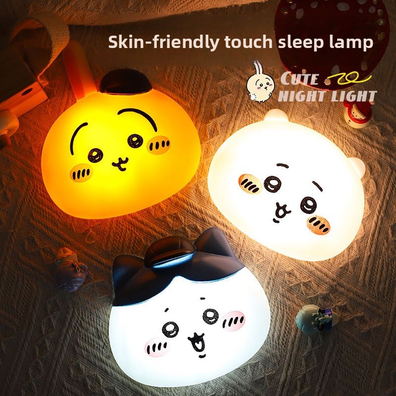 Room Decor Lighting Lamp - Jiyi Sevimli Karikatür Dokunmatik Işık Hachiware