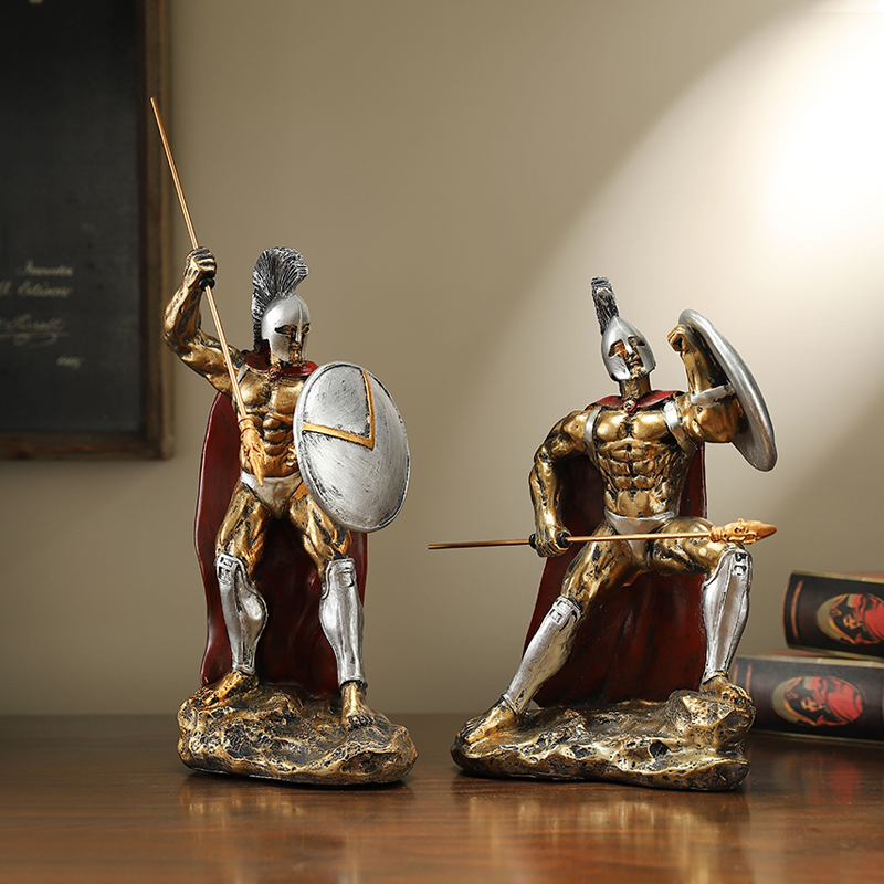 Bedroom Lighting Decor Ideas - Yeni Retro Spartan karakter zanaat heykelcik