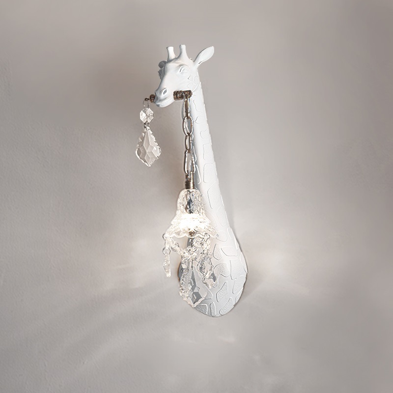 Foyer Lighting Wall Decor - Modern Yaratıcı Reçine Zürafa LED Duvar