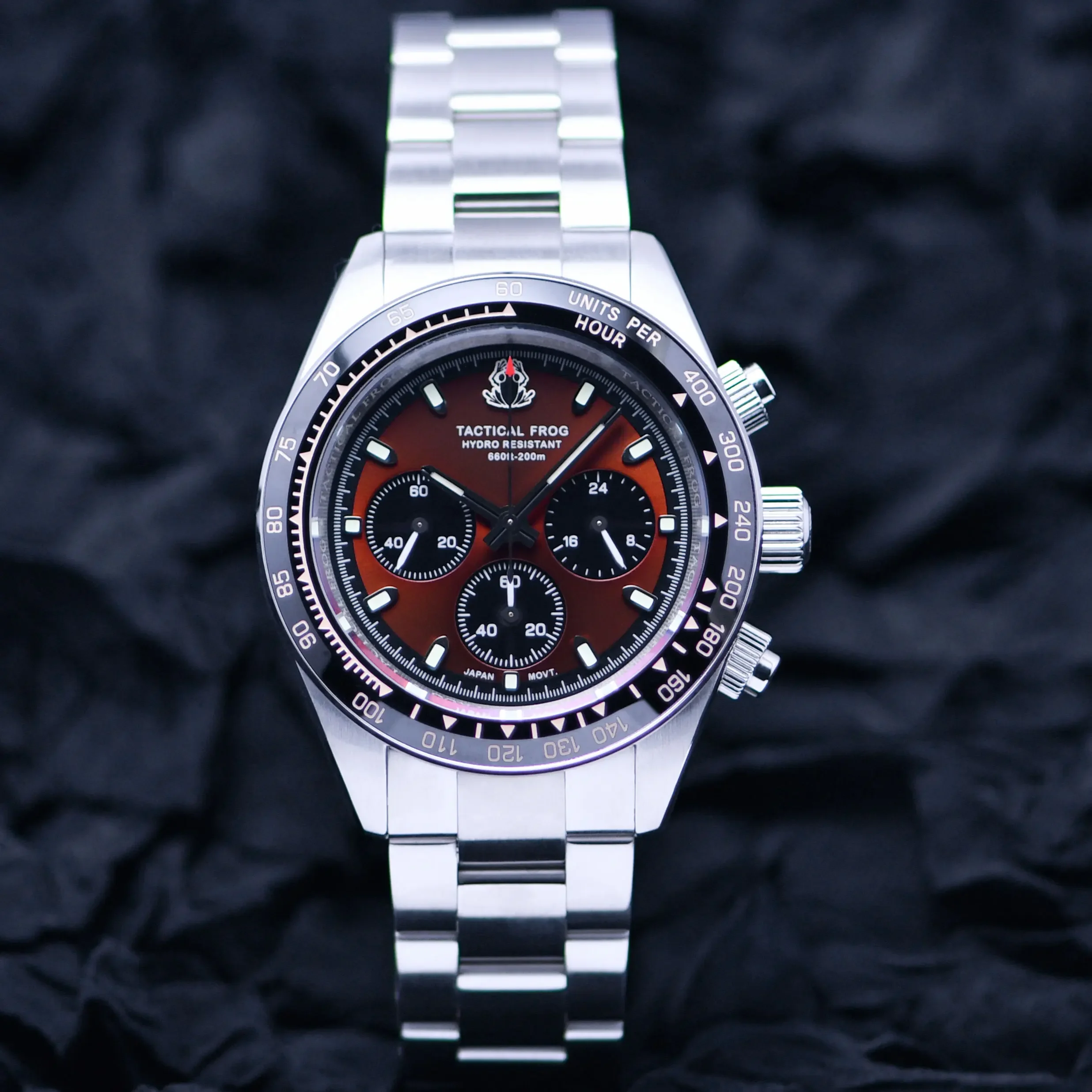 Lantern Paper Solar - Taktik Kurbağa 41mm erkek Zamanlama Izle