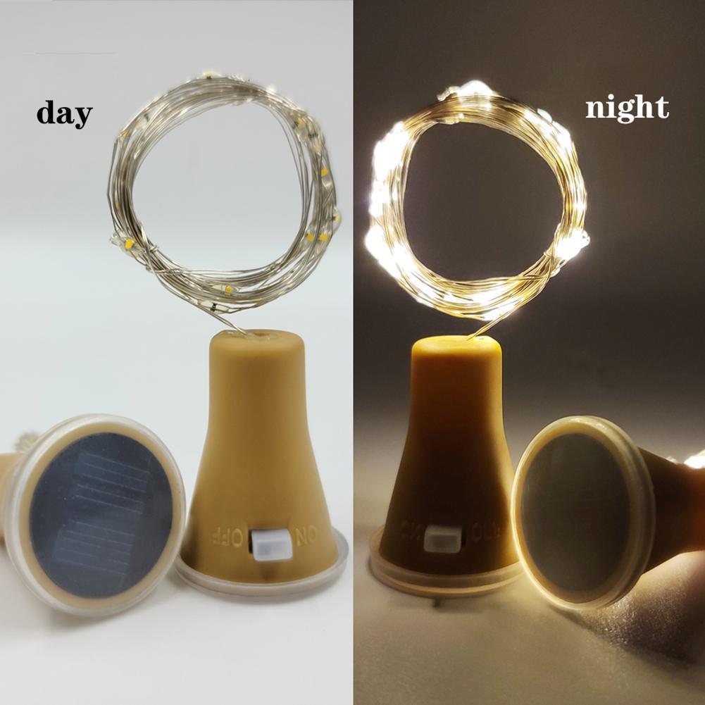 Decor Lighting Cork - Çok fonksiyonlu, pille çalışan, güneş enerjili