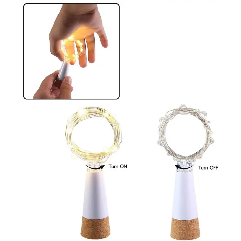 20 LED mantar şişe peri ışıkla - Decor Lighting Cork incelemesi ve fiyatı