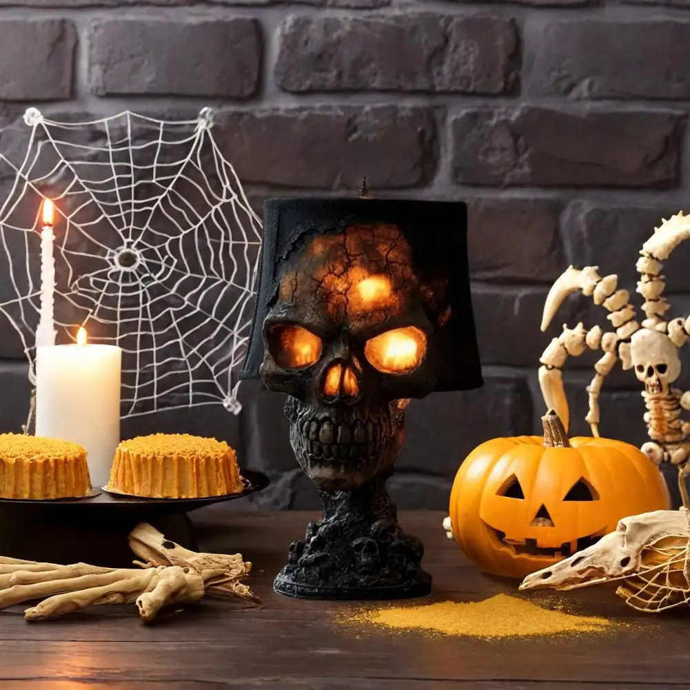 Cadılar Bayramı Lav Taşı Kafat - Unique Lighting Decor incelemesi ve fiyatı
