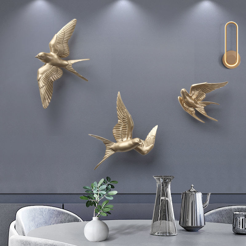 3D kuş yaratıcı asılı dekorasy - Foyer Lighting Wall Decor incelemesi ve fiyatı