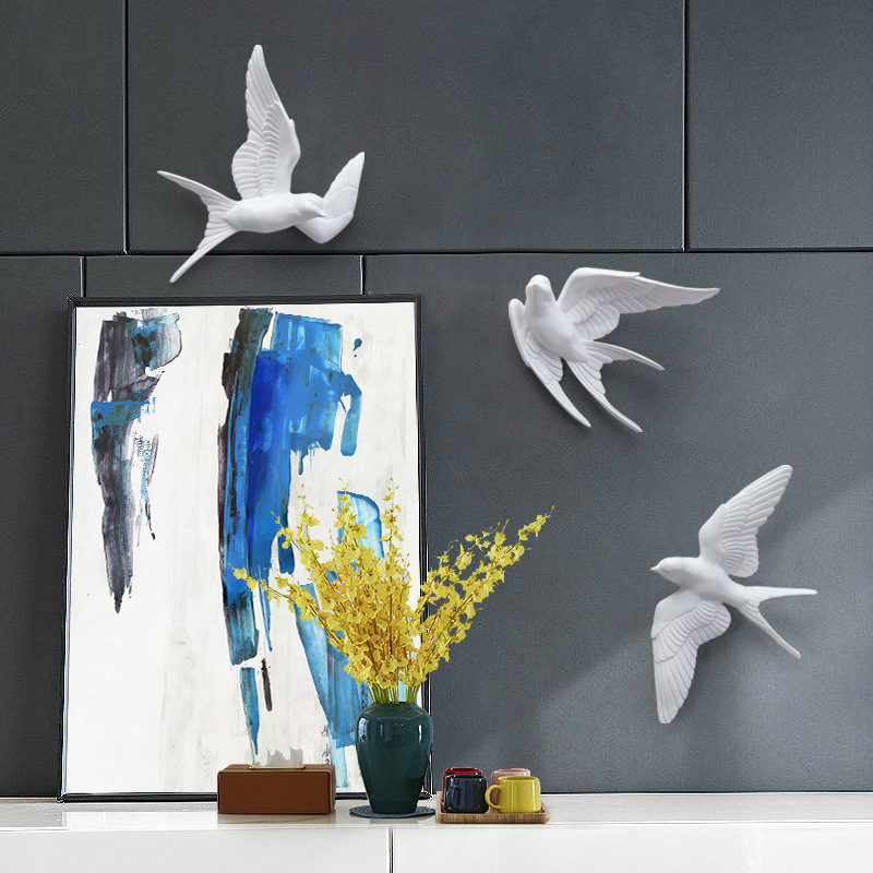 3D kuş yaratıcı asılı dekorasy - Foyer Lighting Wall Decor incelemesi ve fiyatı