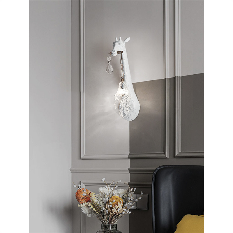 Modern Yaratıcı Reçine Zürafa  - Foyer Lighting Wall Decor incelemesi ve fiyatı