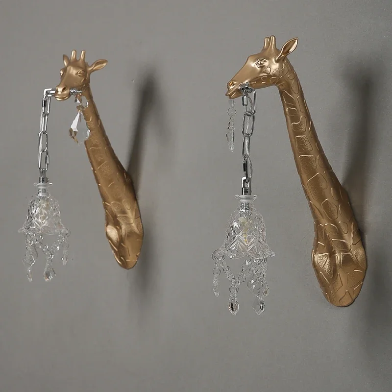 Modern Yaratıcı Reçine Zürafa  - Foyer Lighting Wall Decor incelemesi ve fiyatı