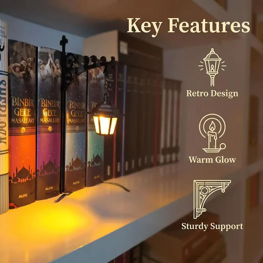 Kütüphane Feneri Dekoratif Kit - Decor Lighting & Decor Fires Photos incelemesi ve fiyatı