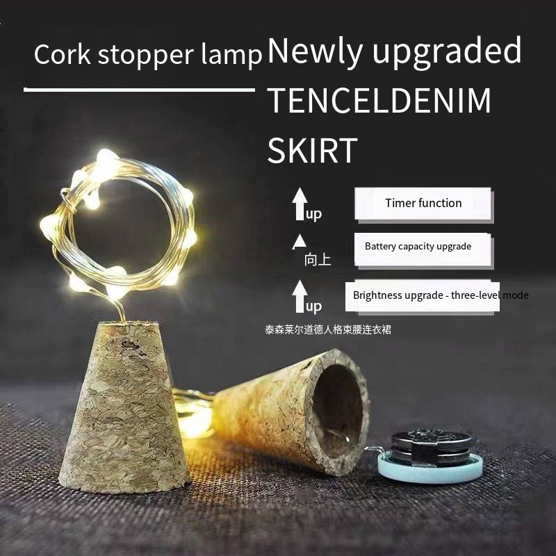 Ahşap Bar LED Şarap Şişesi Man - Decor Lighting Cork incelemesi ve fiyatı