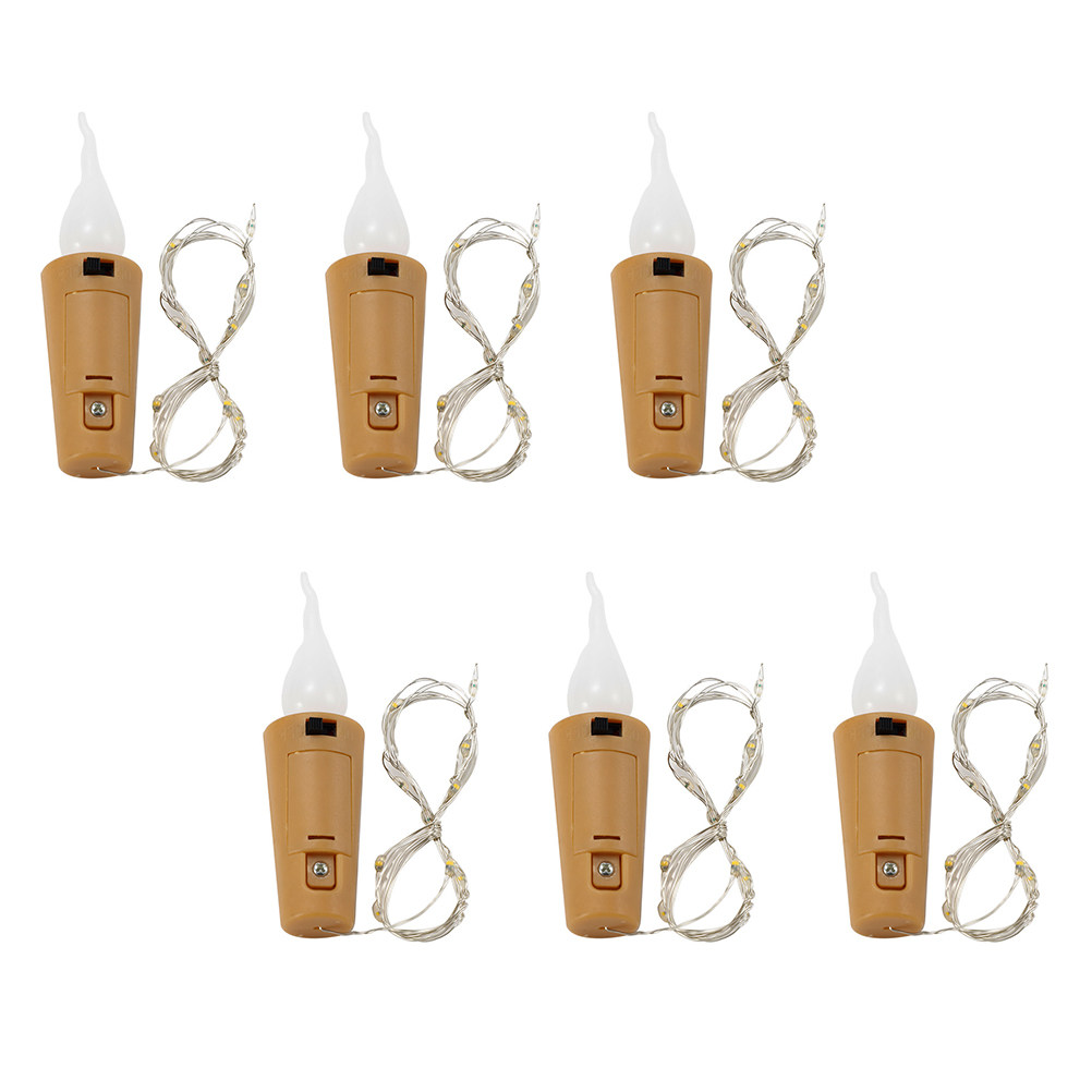 6 adet şarap şişesi dize ışık  - Decor Lighting Cork incelemesi ve fiyatı