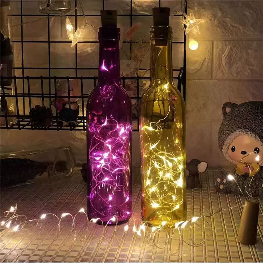 LED Şarap Şişesi Işıkları Bakı - Decor Lighting Cork incelemesi ve fiyatı