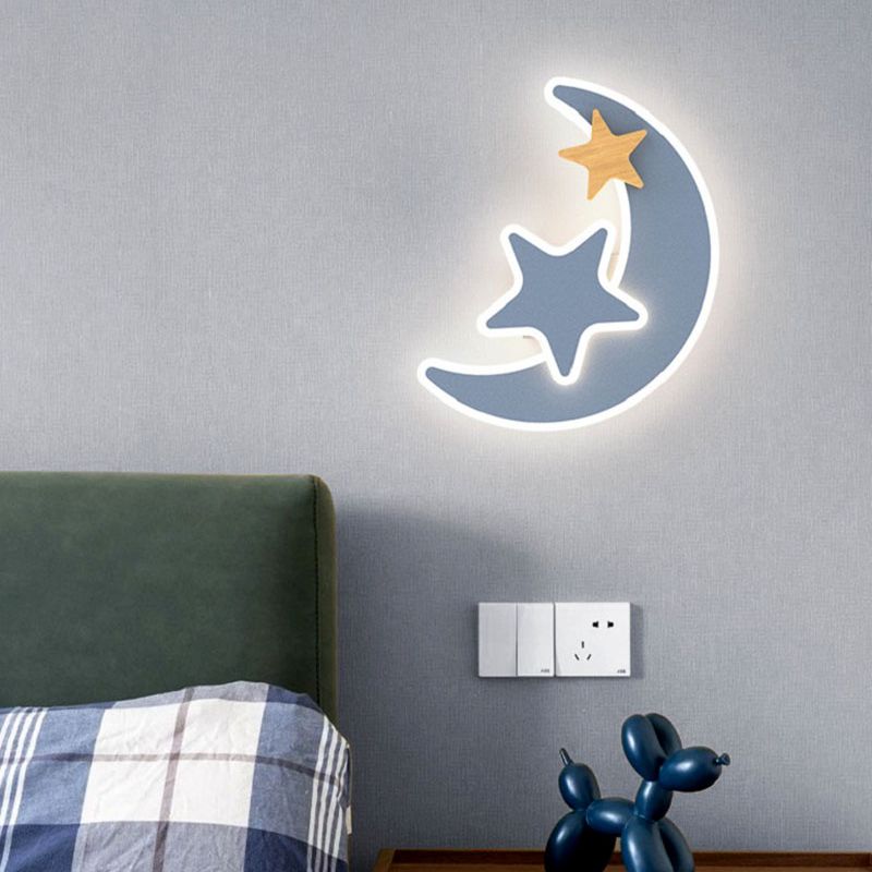 Karikatür LED roket duvar lamb - Foyer Lighting Wall Decor incelemesi ve fiyatı